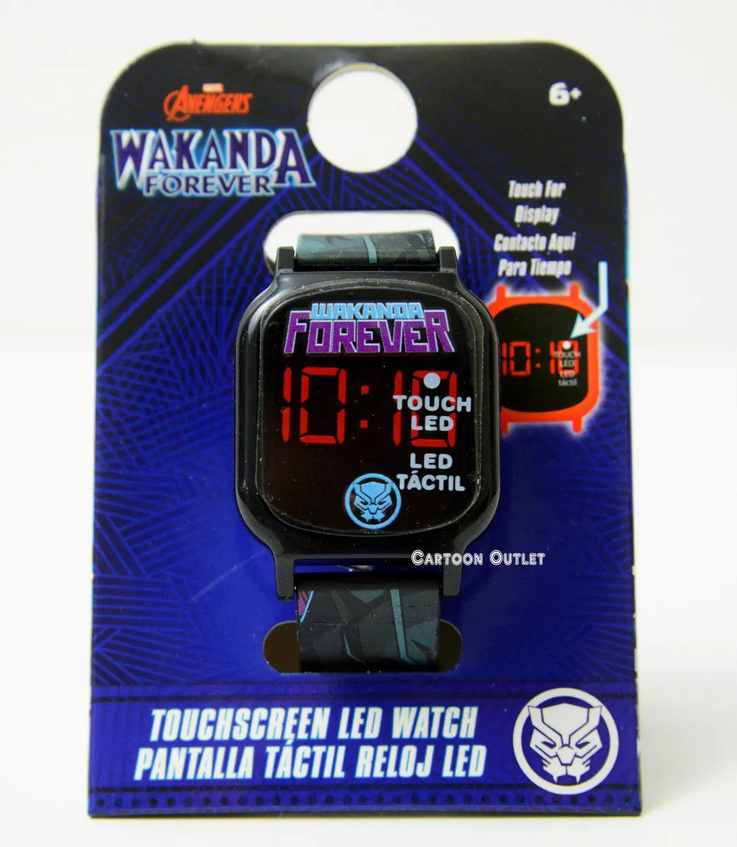 Avengers Touchscreen LED Watch New Gift Kids Boys Wakanda Forever