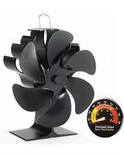 JossaColar Heat Powered Stove Fan, Use With Qood Stove, Buddy Heater Etc. NIB