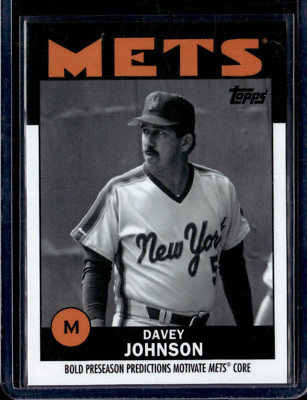 2021 Topps ESPN 30 For 30 Once Upon 1986 Mets #35 Davey Johnson NM-MINT++
