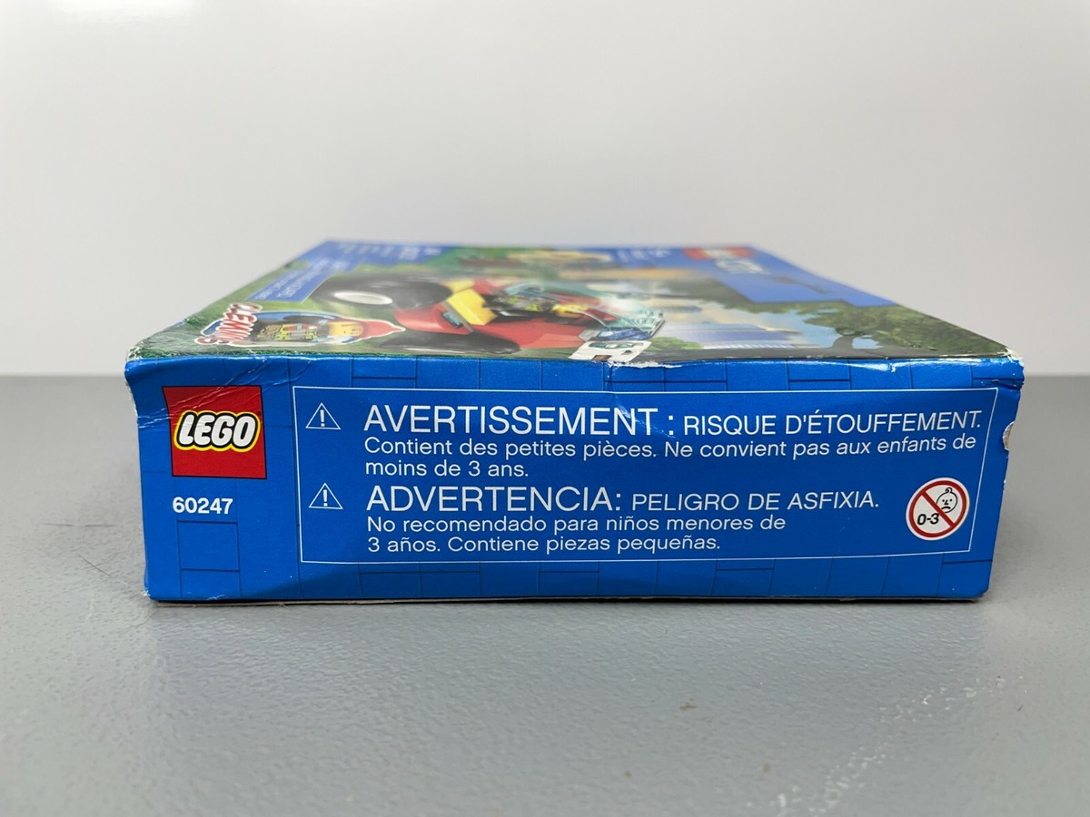 LEGO City 60247 Forest Fire 84 pcs 1 Minifigure & 1 Tan Owl Dented
