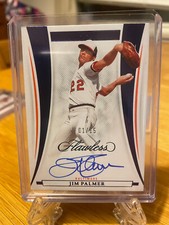 2023 Panini Flawless Distinguished Jim Palmer Sapphire 1/15 On Card Auto DA-JP