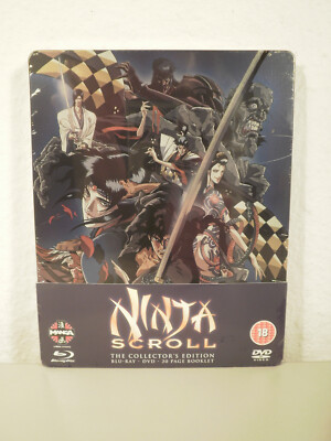 Ninja Scroll - Collectors Edition  - Blu Ray + DVD - Manga Steelbook - Neu + OVP