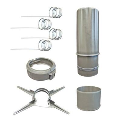 TTC Abgas Flex- Montageset für PP Mündung ohne Abst., DN 110 mm