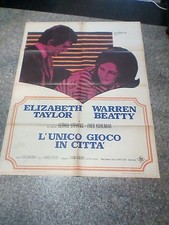 L'UNICO GIOCO IN CITTÀ manifesto 2F  originale 1970