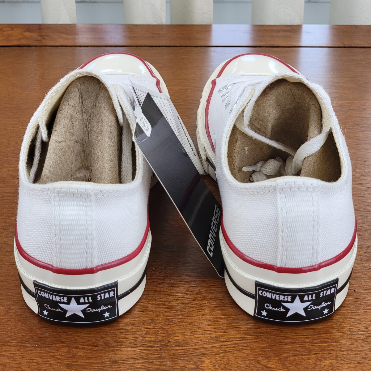 Converse Womens Chuck 70 Ox Canvas 149448C White/Red/Black Converse Womens Chuck 70 Ox Canvas 149448C White/Red/Black
