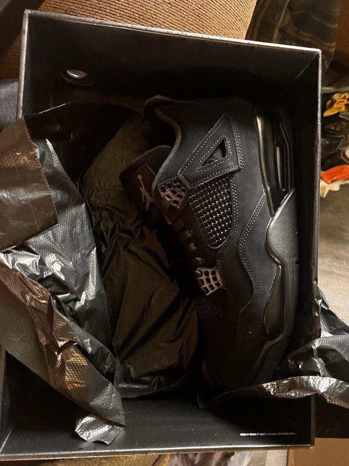 Size 12 Jordan 4 Retro Mid Black Cat eBay