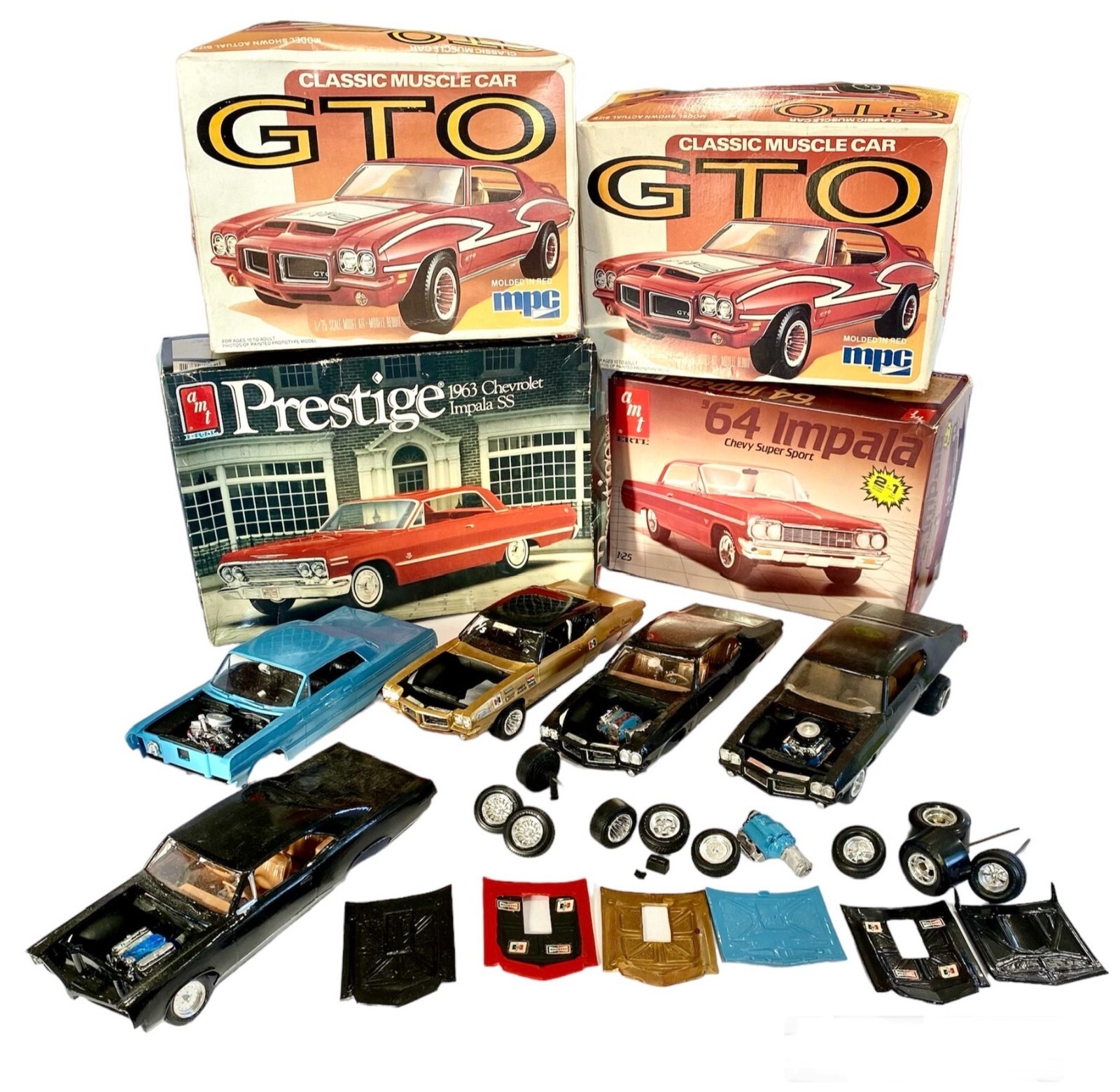 Lot of MPC AMT Model Car Kit Parts 125 GTO Impala USED eBay