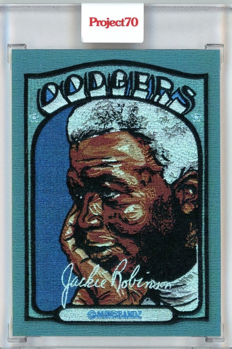 2021 TOPPS PROJECT 70 JACKIE ROBINSON BY MIMSBANDZ - RAINBOW FOIL