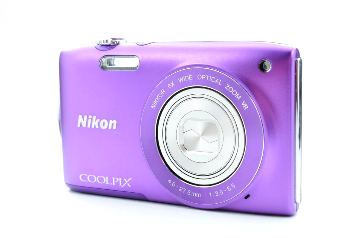 Near Mint] Nikon COOLPIX S3300 Purple 16.0MP Digital English 