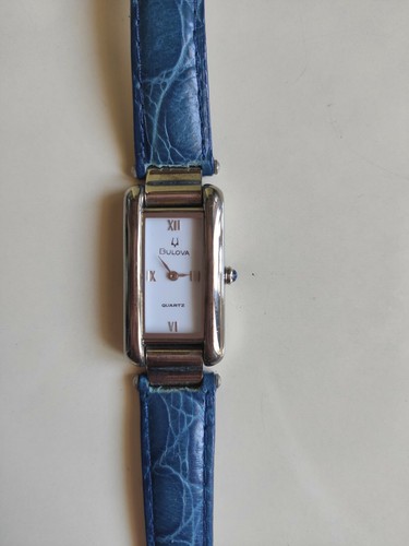 Orologio Bulova con cinturino di pelle blu | eBay