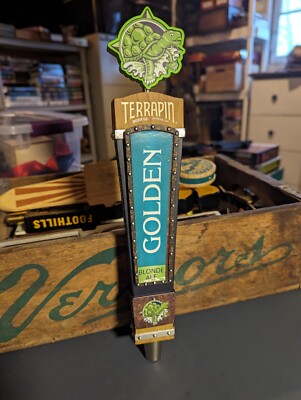 Terrapin Beer Co. -Golden Blonde Ale Tap Handle (Athens, GA)  with Turtle Topper