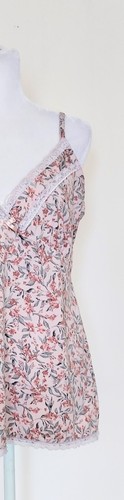 Marilyn Monroe Cami Womens XL Pink Floral Lace Babydoll Camisole - Picture 3 of 7
