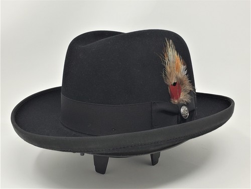 STETSON ROYAL DELUXE FUR FELT HOMBURG 