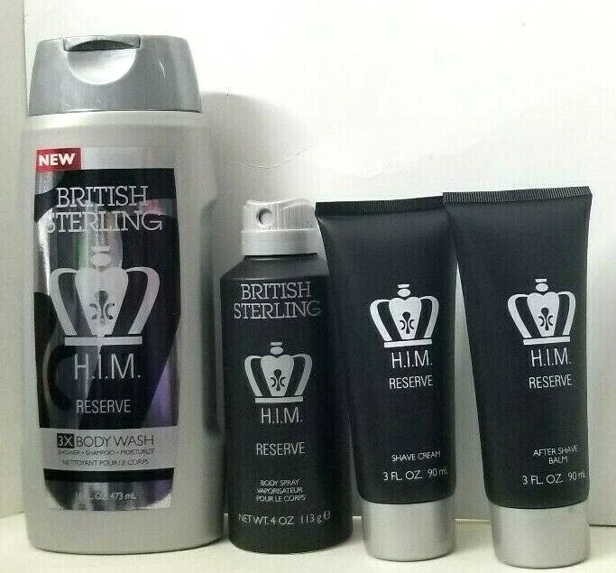 JUEGO DE REGALO EDICIÓN ESPECIAL GET THE ROYAL TREATMENT H.I.M RESERVE BRITÁNICO ESTERLINA Foto 2 de 3