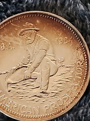 The American Prospector 1984 One Troy Ounce 1oz .999 Fine Silver