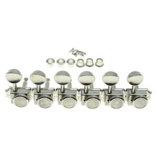 KAISH Nickel Vintage Locking Tuners Guitar Keys Machine Heads fits Strat/Tele