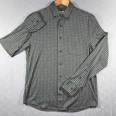 Faherty Brand Coastline Supima Cotton Gingham Button Down Shirt Size Medium
