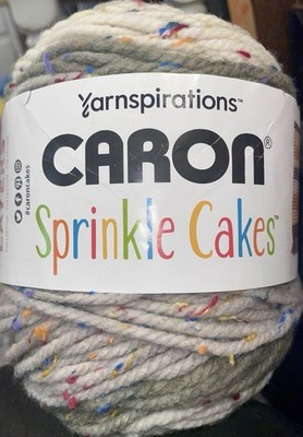 NEW CARON SPRINKLE CAKE YARNSPIRATIONS-BIRTHDAY CAKE-8ozs.193Yards SUPER BULKY 6