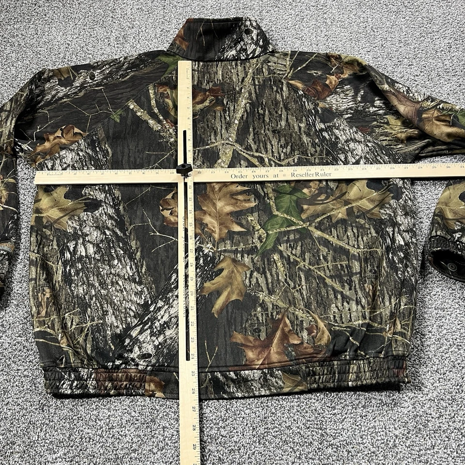 Jaqueta Scent Lok Masculina XL Marrom Zíper Completo Carvalho Musgoso Camuflagem Zíper Bolsos Caça - Imagem 4 de 4