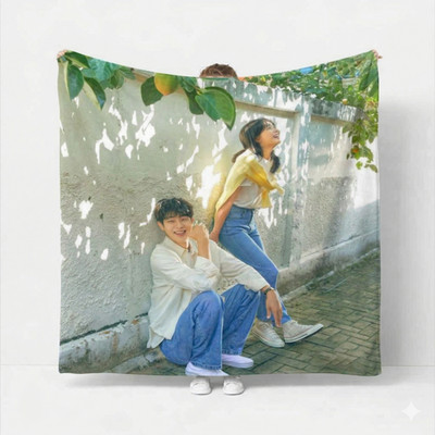 CHOI WOO SHIK KIM DAMI OUR BELOVED SUMMER BLANKET FLANNEL FAN GIFT CUSTOM I V22