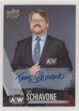 2021 Upper Deck AEW All Elite Wrestling Crew Auto Tony Schiavone #79 Auto a2v