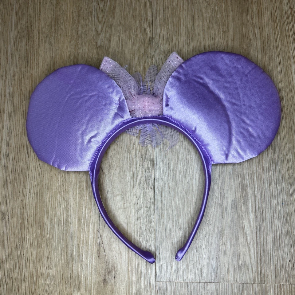 Juego de diadema orejas de ratón Disney Cenicienta, Rapunzel, Ariel, princesa Blancanieves Foto 3 de 4