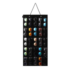 25 Slots Hanging Eyeglasses Wall Organizer Sunglasses Display Holder