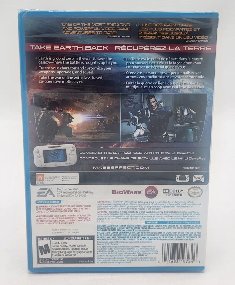 Mass Effect 3 -- Special Edition (Nintendo Wii U, 2012) Brand New Sealed US Ver. - Image 2 of 4