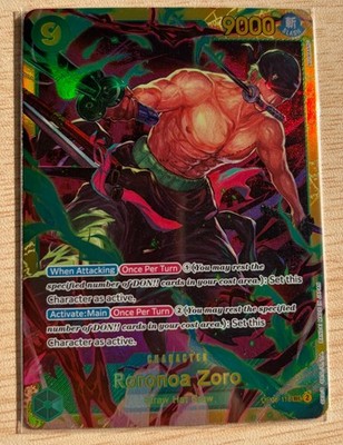 One Piece TCG OP06-118 Roronoa Zoro Secret Rare English