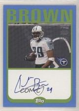 2004 Topps Signature Edition Auto Blue 31/50 Chris Brown #A-CB Auto ux6