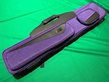 Luxury Billiard Cue Case Backpack Type 4B x 4S New Purple