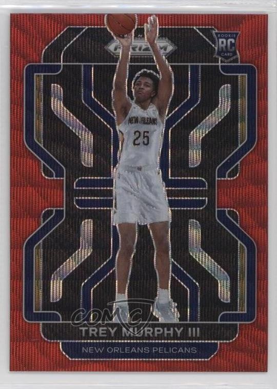 2021-22 Panini Prizm Ruby Wave Prizm Trey Murphy III #288 0dq7
