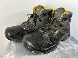 KEEN Utility Logandale 11.5 D Men’s Steel Toe Waterproof Work Boots Raven Black