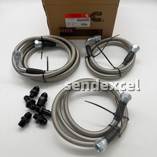 Heavy Duty Transmission Cooler Lines Kit For 96-02 Dodge Ram Cummins 47re