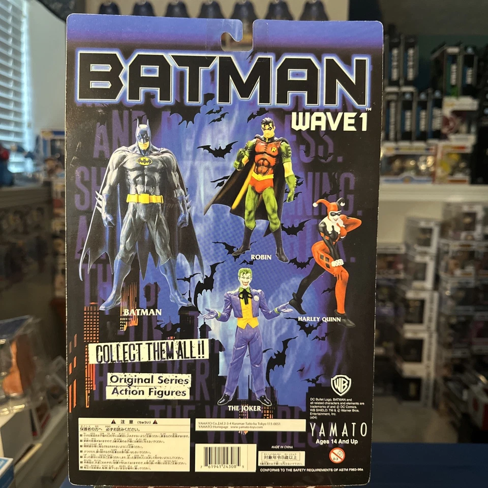 Yamato DC Lote de 4 Figuras de Acción Batman Batman Robin Joker Todo Nuevo En Paquete Foto 4 de 4