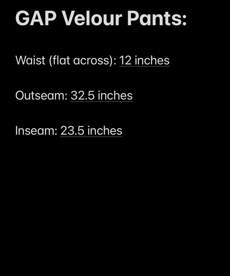 Pantalones de terciopelo Y2K Gap niñas 10 Foto 4 de 4