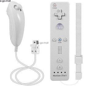 Built-in Motion Plus Wii Remote & Nunchuck Controller for Wii andWii U Console
