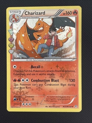 Charizard RC5/RC32 Generations: Radiant Collection Holofoil Uncommon Pokemon TCG