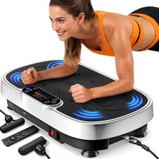 Vibration Plate Exercise Machine for Weight Loss and Lymphatic Drainage - 330lbs