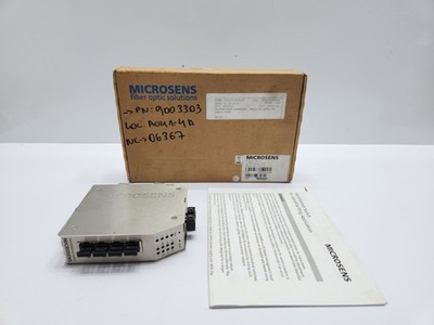 MICROSENS MS650502M 6-PORT FAST ETHERNET SWITCH