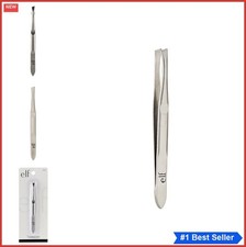 Slant Tweezer Stainless Steel Strong Grip Professional Quality Hair Removal