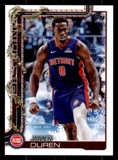 2025-26 Topps Holiday #H33 Jalen Duren Detroit Pistons