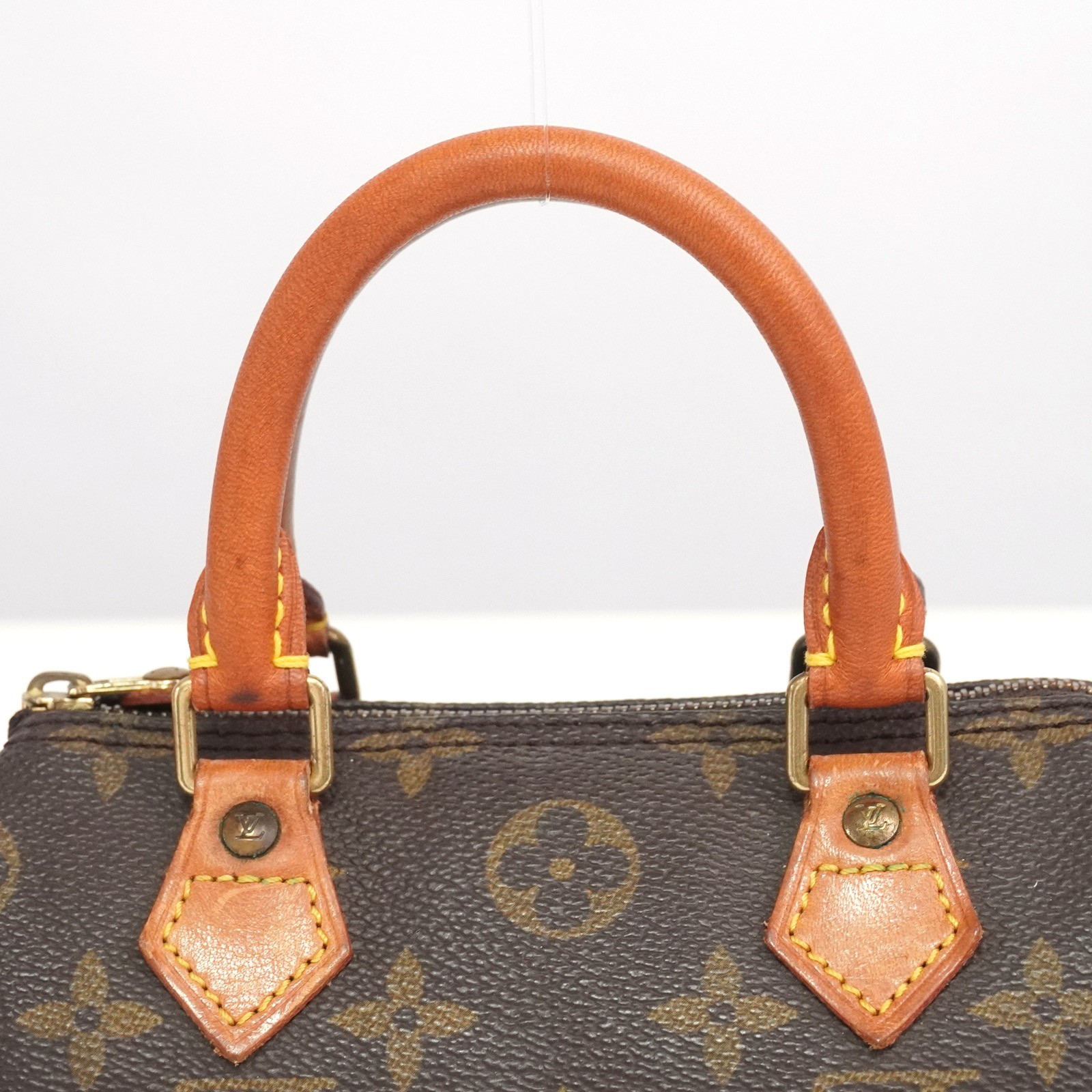 LOUIS VUITTON LV Monogram Mini Speedy M41534 Handbag France TH1922 Auth #53782A