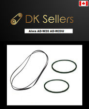 Replacement Belts for Aiwa AD-W20 AD-W20U Cassette Tape Deck