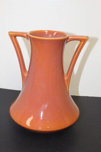 Vintage 2 Handled Roseville Pottery Vase