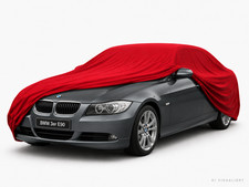 Ganzgarage Indoor Stretch Cover Carcover f�r BMW 3er E90 Limousine rot