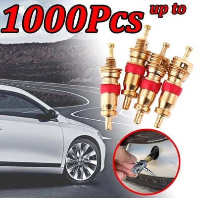 Reifen Ventilschaft Kern Entferner Werkzeug Set Kupfer vernickelt Fahrrad Auto