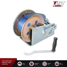 3500 LBS Heavy Duty Hand Winch,Polyester Strap Manual Portable Crank Winch