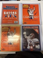 Danny Wuerffel & Steve Spurrier Signed Sports Illustrated Gator Champions 1996
