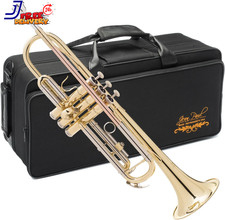 Jean Paul TR-430 Intermediate Bb Trumpet - Brass Lacquered with Rose Brass Leadp